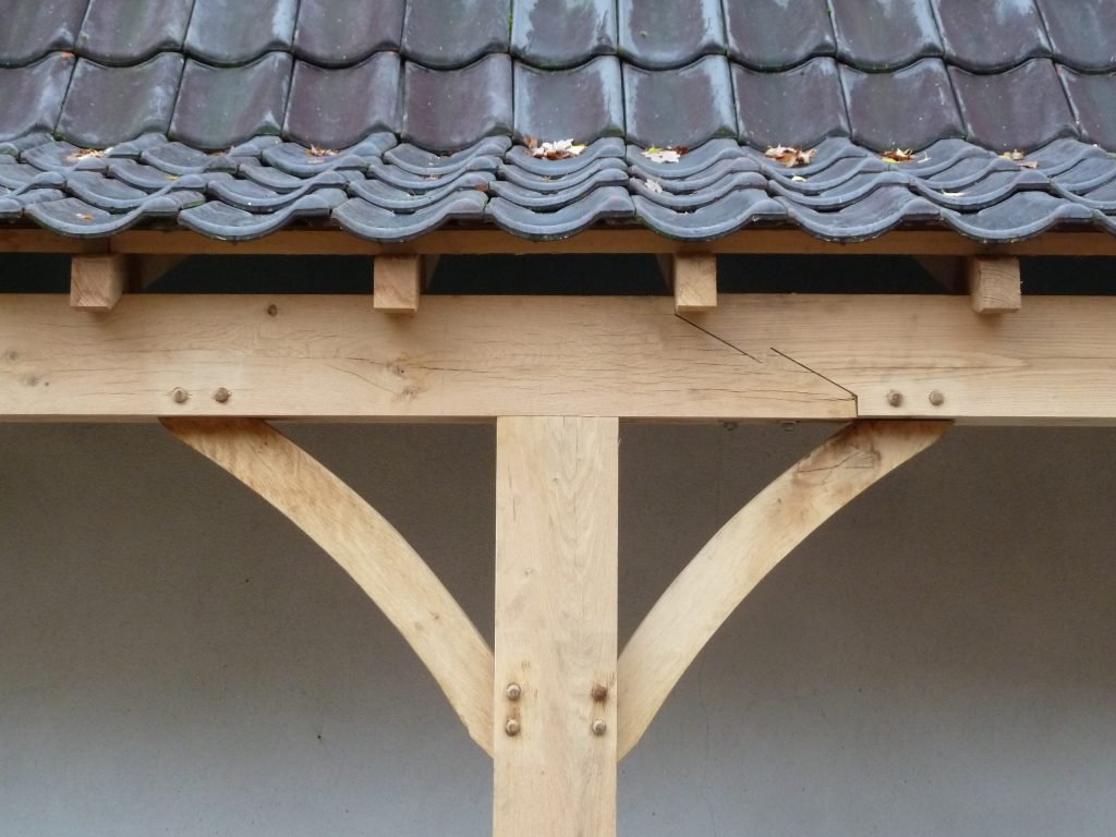 overkapping voor houtopslag
